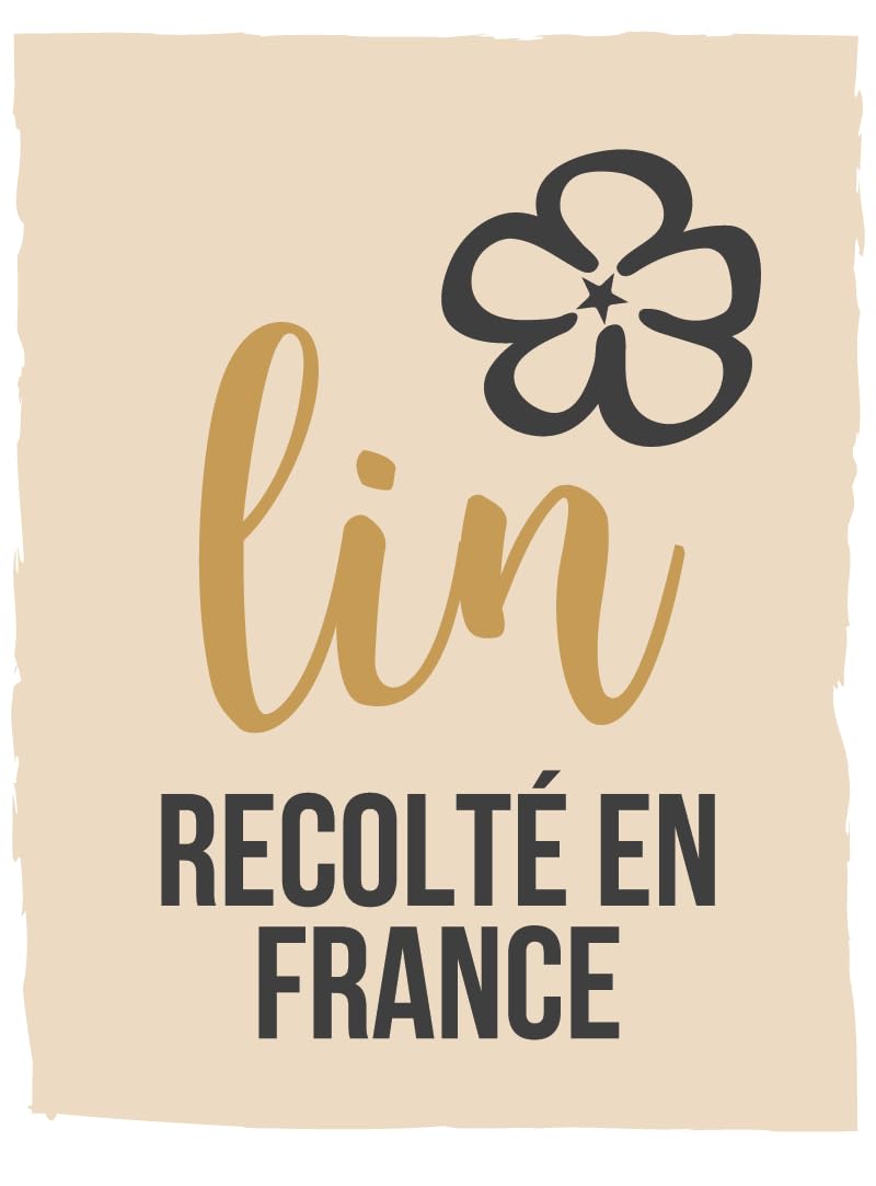 LINDER Tête de lit en tissu rembourré - Tissu tissé et teint en France - Finition Patte - Couleurs Lin - Dimensions 160 x 70 cm - 100% lin et ouate 100% polyester - Collection LIBECCIO