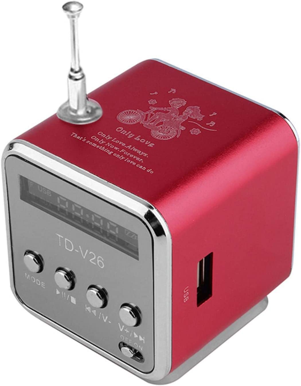 Amazon.co.jp: MP3プレーヤー スピーカー搭載 音楽プレーヤー 小型 FM