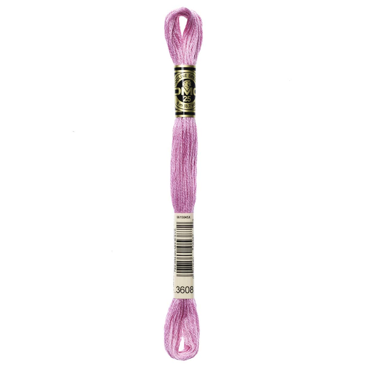 DMC Embroidery Floss Mouline Stranded Cotton Thread for Hand Embroidery and Sewing - Colour No: 3608-12 x 8m Skeins โ image 1
