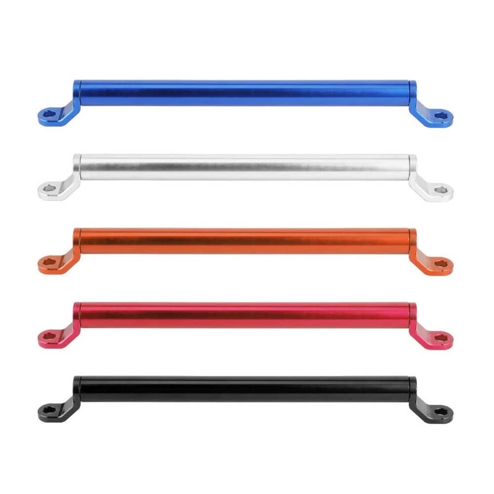 Barre D'Équilibre Moto Orange - Alliage Aluminium, Réduction Vibrations, Pour Scooters Et Quads