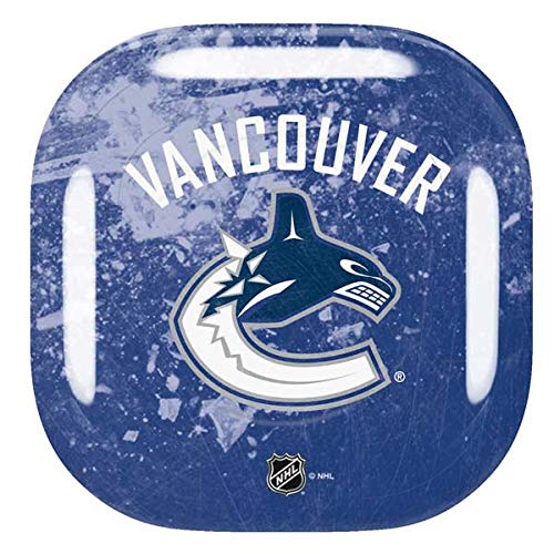 Skinit Decal Audio Skin Compatible with Samsung Galaxy Buds Pro - Officially Licensed NHL Vancouver Canucks Frozen Design