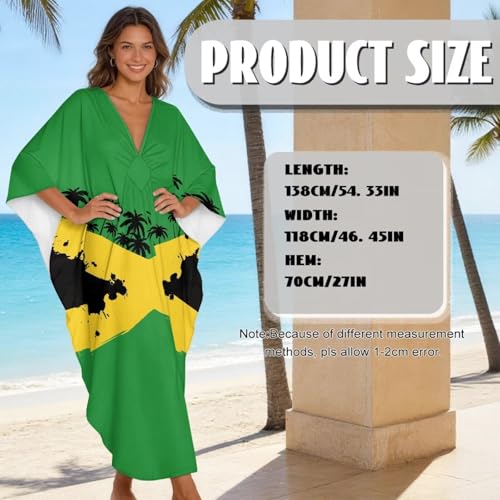 Caftán de verano para mujer vestido de playa sofisticado de alta caída 7