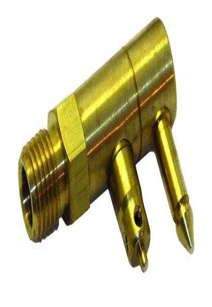 Invincible Marine Fuel Line Connector, Mercury Male Fitting, 2-Prong