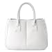 Hoxis Classical Office Lady Minimalist Pebbled Faux Leather Handbag Tote/Magnetic Snap Purse