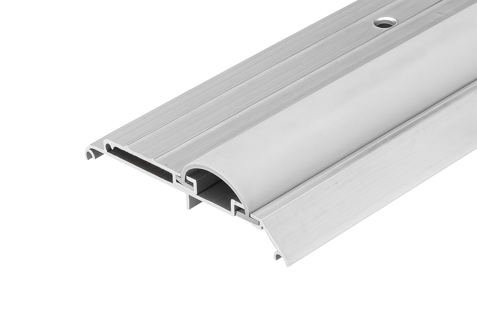 Adjustable Height Aluminum Door Threshold with Vinyl Seal, 3-1/2' Wide x 36' Long