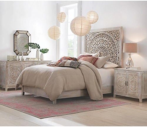 Home Decorators Collection Chennai Nightstand 29 5 Hx35 Wx18 D Whitewash Furniture Decor Amazon Com