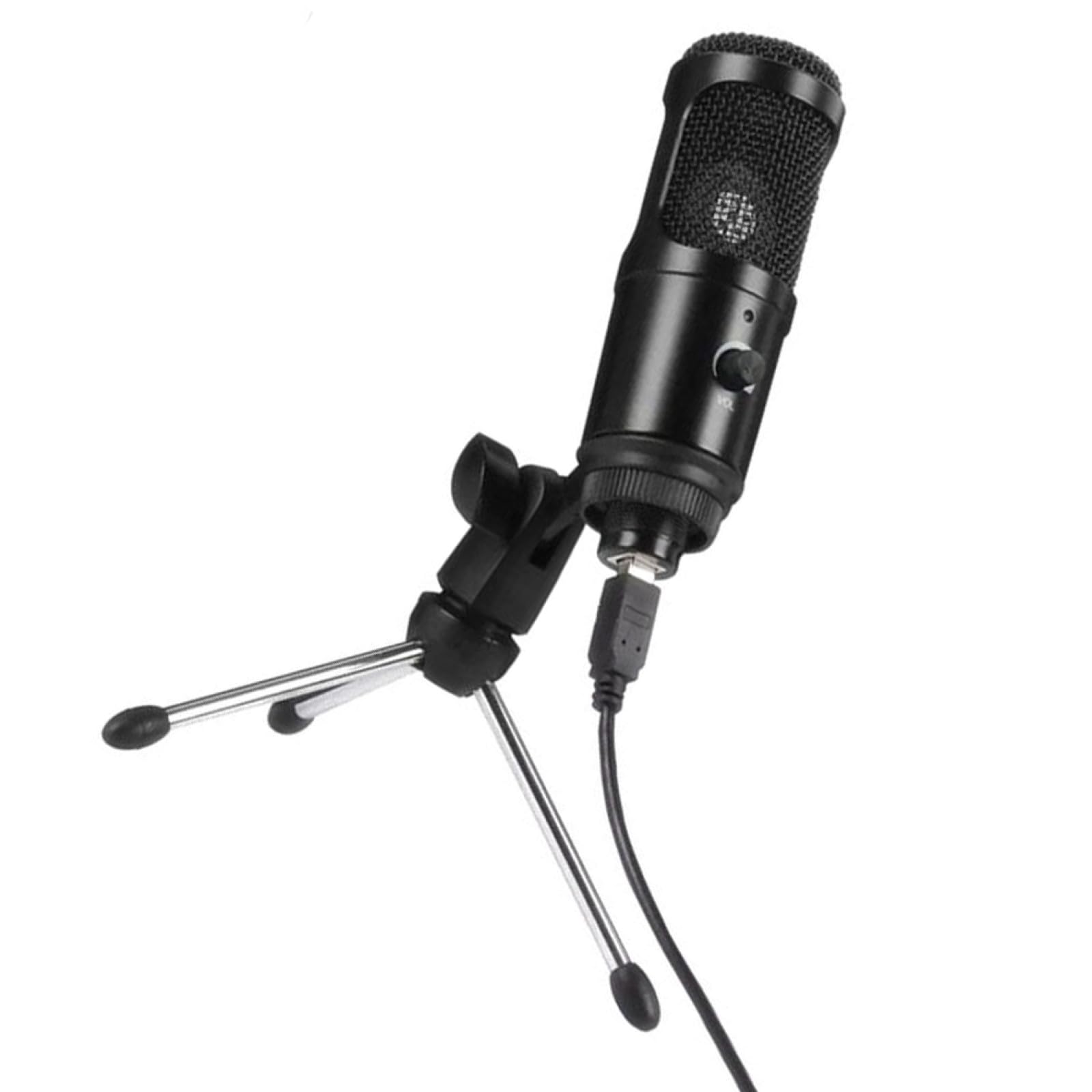 GALPADA Micrófono de Condensador USB para Grabación Ordenador con Soporte de Escritorio Micrófono para Streaming y Conferencias Reducción de Ruido Inteligente de Volumen Varios Estilos