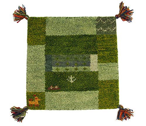 萩原 チェアマット グリーン サイズ:約40×40