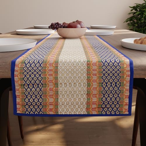 Image of Encasa XO Dining Table Runner 8 Seater, Handcrafted Madurkathi River Grass