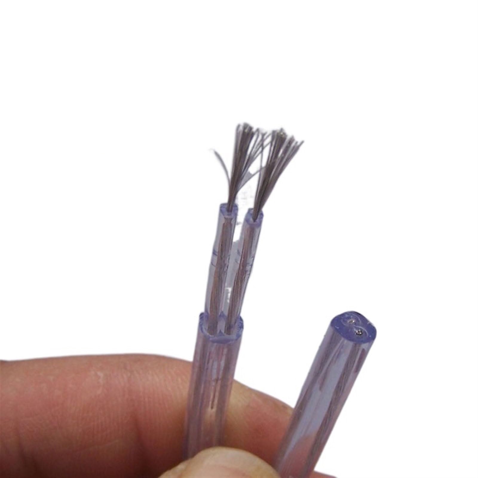 Cavo Multi-conduttore per Esterni, Cavo Elettrico Trasparente da 2 x 0,75 mm for Illuminazione di lampadari a Sospensione(20meter)