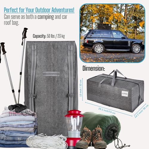 image for VENO 8 Pack Moving Bags w/Backpack Straps, Moving Boxes & Storage Bins