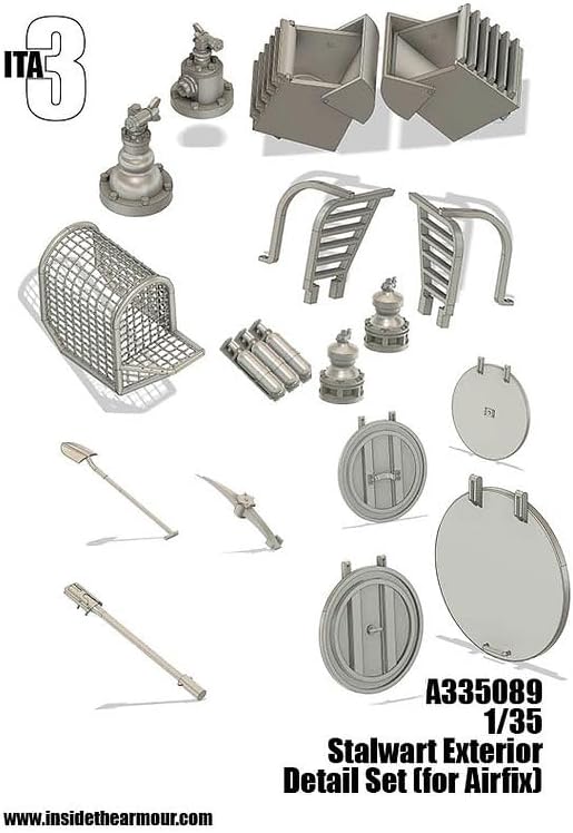 Inside the Armor ITA335089 1/35 Stalwart Basic Exterior Upgrade for Airfix Dummy resun kit/Replica