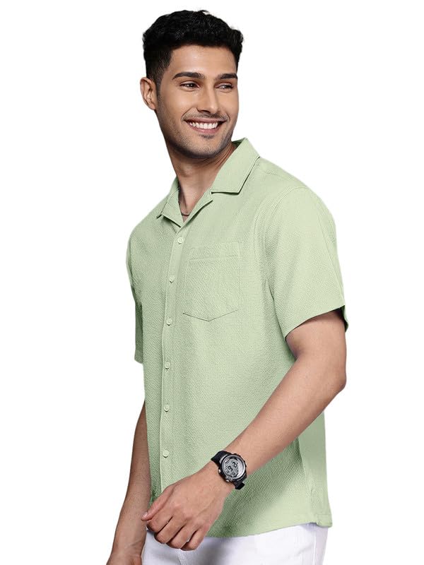 Image of Tee Projekt Fashion Textured Shirts for Men||Regular Fit Casual Shirt for Men||Fancy Shirt