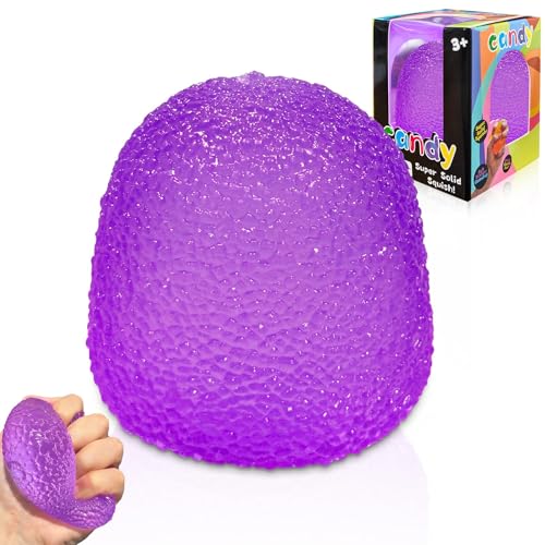 Stressabbau Fidget Ball Anti Stress Spielzeug Stressbälle für Kinder & Erwachsene Unterstützt Stressabbau in Büro für Linderung von Angst & Geschenk für die Party (Lila)
