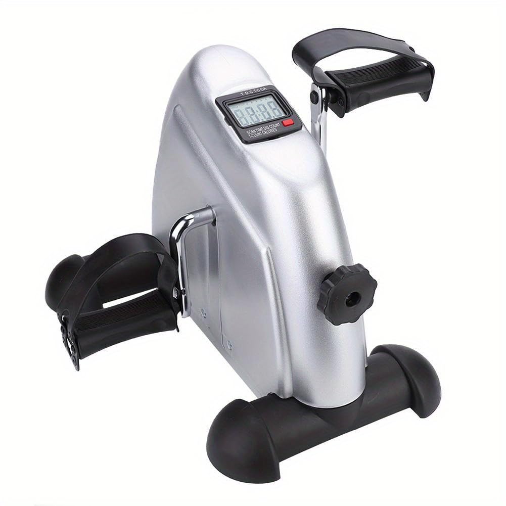EVRAIS Pédalier d'exercice Portable Bras et Jambes avec Écran LCD
