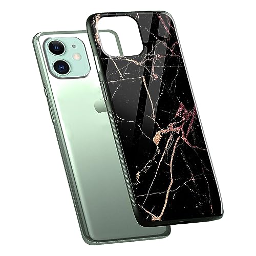 Image of COLORflow Back Cover Compatible with iPhone 11 | Black Marble Golden | Shockproof TPU Bumper Cover with Camera Protection Back Cover Compatible with iPhone 11