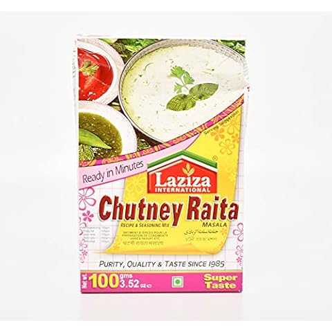 Laziza Chutney Raita Spice Mix | Chutney Raita Masala | Easy Cook | 100g Cover