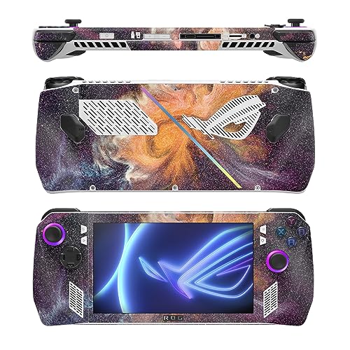 Image of MightySkins Glossy Glitter Skin Compatible with Asus ROG Ally - Swirl Galaxy | Protective, Durable High-Gloss Glitter Finish | Easy to Apply