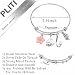 PLITI Stainless Steel Bracelet, Moana Inspired, Adjustable Wire, Hawaiian Style, Cubic Zirconia, for Beach and Ocean Activities