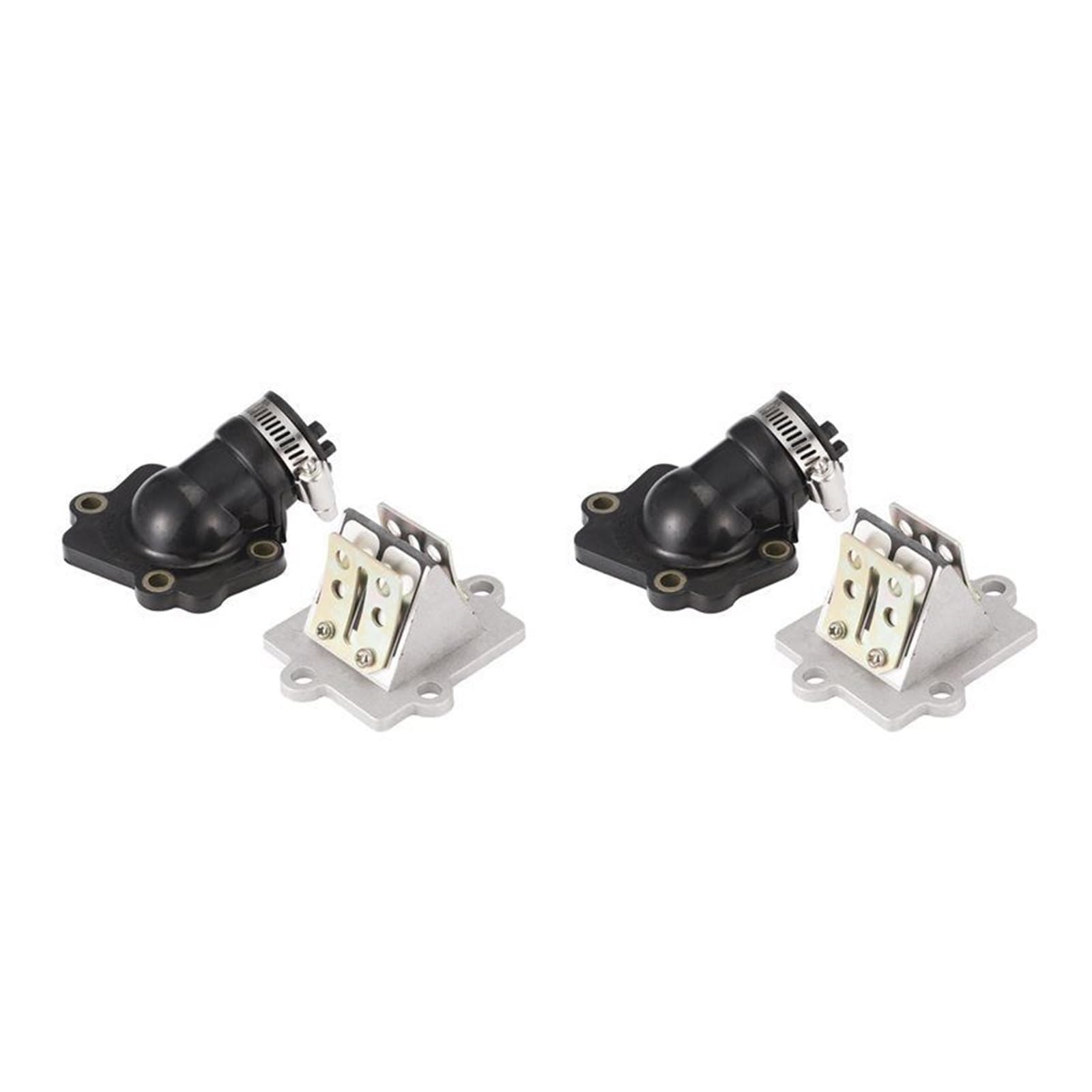 Scooters Intake Manifold Reed Valve Assembly Fit for Jog 50 CY50 CG50 Aluminum Alloy Reed Valve Carburetor Reed Valve