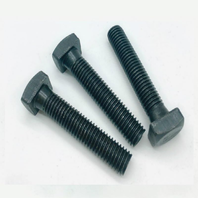Generic 1pcs M22 Steel Bolts Square Head Screw T Type Platen Bolt Screws 80mm~120mm Length - (Size: M22x80mm)