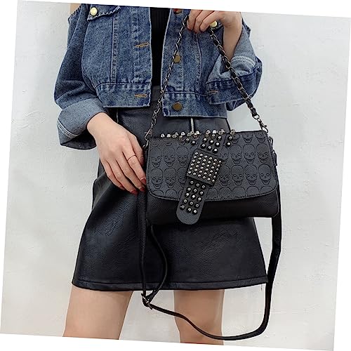 Bandoulière pour sac à main confortable réglable motif crâne - 2