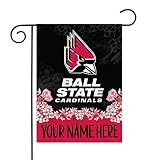 Rico Industries NCAA Ball State Cardinals Personalized Garden Flag
