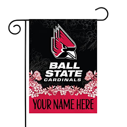 Rico Industries NCAA Ball State Cardinals Personalized Garden Flag