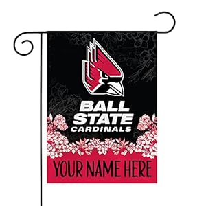 Rico Industries NCAA Ball State Cardinals Personalized Garden Flag