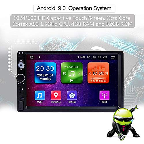 Car Gps Navigation, 7Inch 4Gb+64Gb Car Dvd Wifi Full Touch Screen Radio Stereo Navigation System For Android 9.0 Px5 (Au) #TOP2