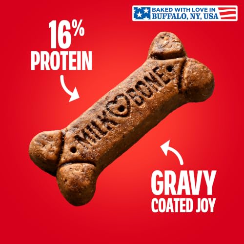 Image of Milk-Bone GravyBones Small Dog Biscuits, 60 oz Boxes