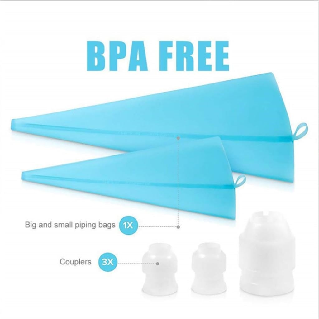 118 Piece Cake Turntable Set DIY Decorative Table Tool Mouth Bag Baking