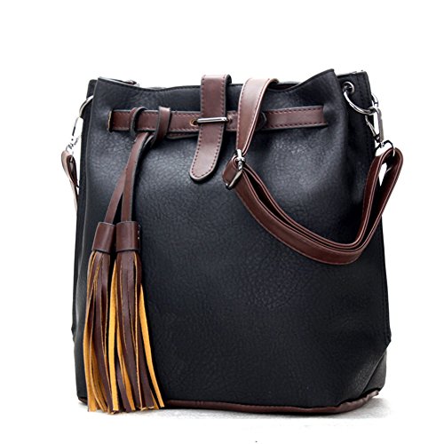 Sac à bandoulière été noir au design simple de mode et paquet souple