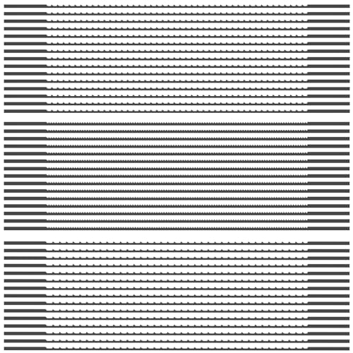 45Pcs Plain End Scroll Saw Blade Set 5inch High Carbon Steel Scroll Saw Blades Assortment 10TPI 12TPI 28TPI Wood Cutting Scroll Saw Blade Replacement for Cutting Wood Plastic(45pcs)