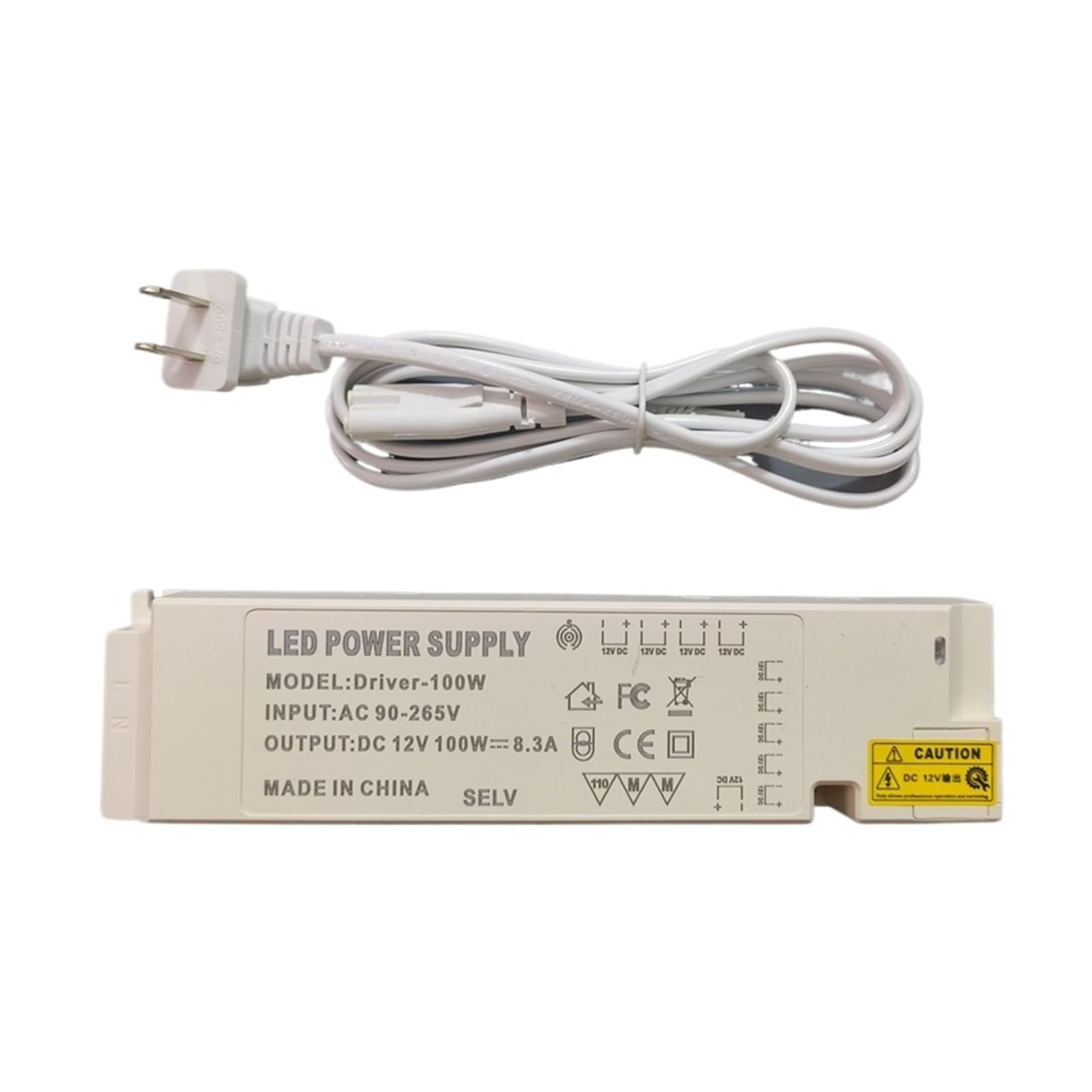 Transformateur LED 12V 100W pour éclairage de dressing et armoire moderne - 3