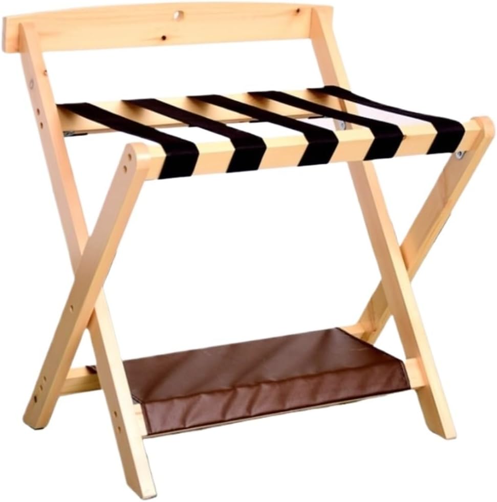 Foldable Suitcase Stand Hotel Luggage Rack Guest Room Bedroom Homestay Folding Storage for Guest Room(Yellow)