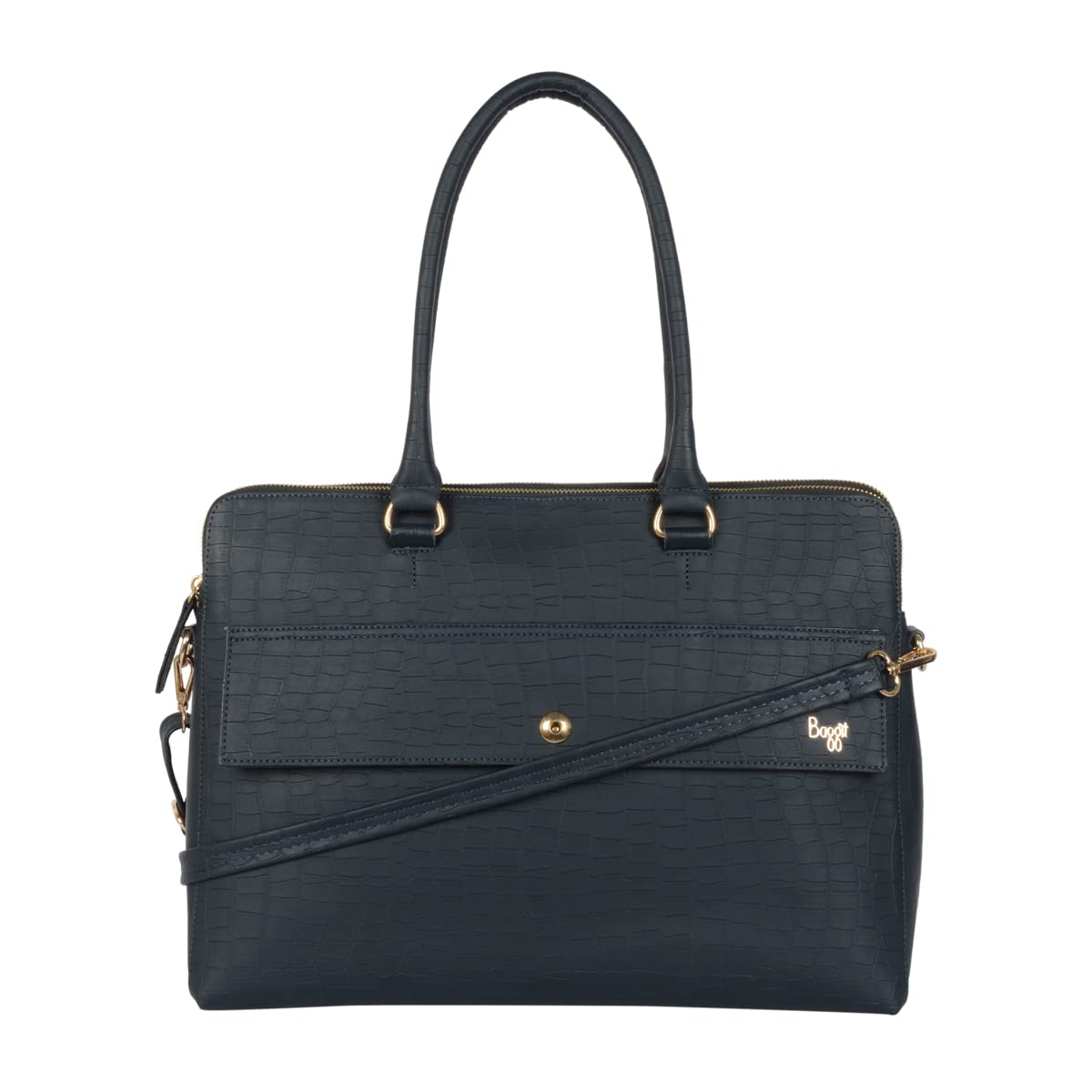 Baggit Women Blue Tote Handbag Large Size | Ladies Stylish Casual Purse Bag (B0BPMBTJYD) Amazon Price History, Amazon Price Tracker
