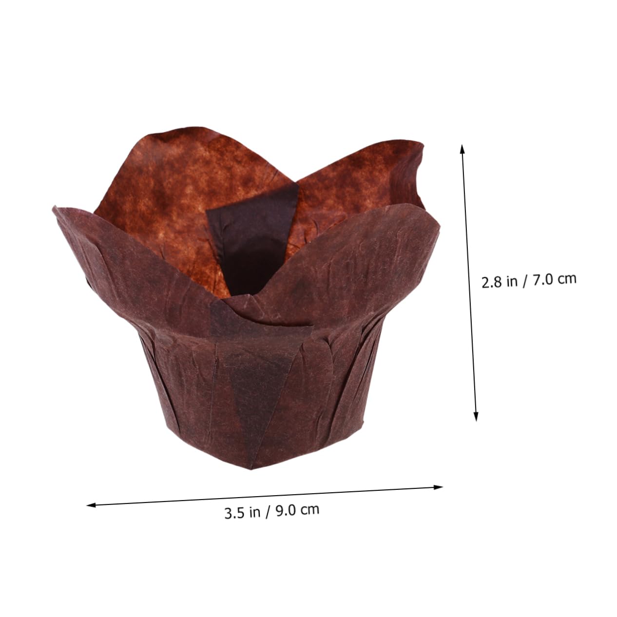 HEMOTON 300 Piezas papel de regalo vasos de papel para postres papel de la magdalena tazas de lata de muffins horneando taza de muffins taza de papel para hornear pastel vaso de papel loto