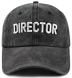 Director Gifts for Men Women, Funny Embroidered Film Director Baseball Cap Hat, Movie Maker, Mothers Fathers Day Birthday Gifts for Papa Dad Mom