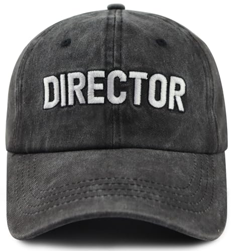 Director Gifts for Men Women, Funny Embroidered Film Director Baseball Cap Hat, Movie Maker, Mothers Fathers Day Birthday Gifts for Papa Dad Mom