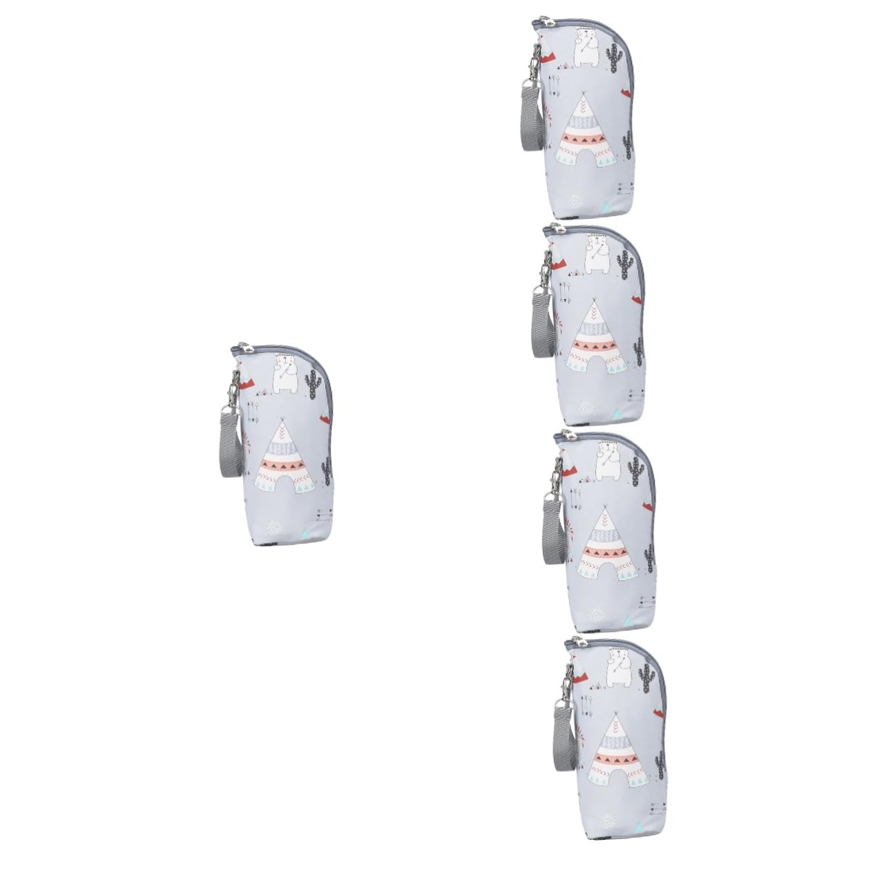 TOYANDONA 5piezas Bolsa Térmica para Biberones Aislante y Portátil para Bebés Fabricada Oxford Resistente Compatible La Mayoría De Botellas De Leche