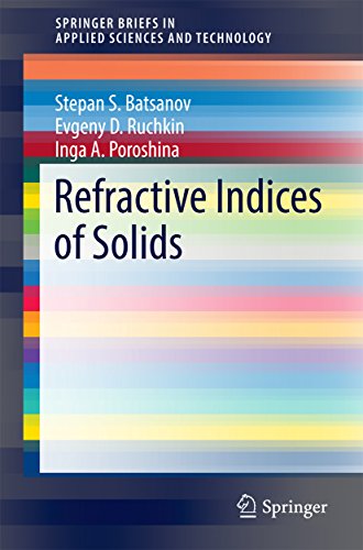 Refractive Indices of Solids (SpringerBriefs in Applied Sciences and Technology) (English Edition)