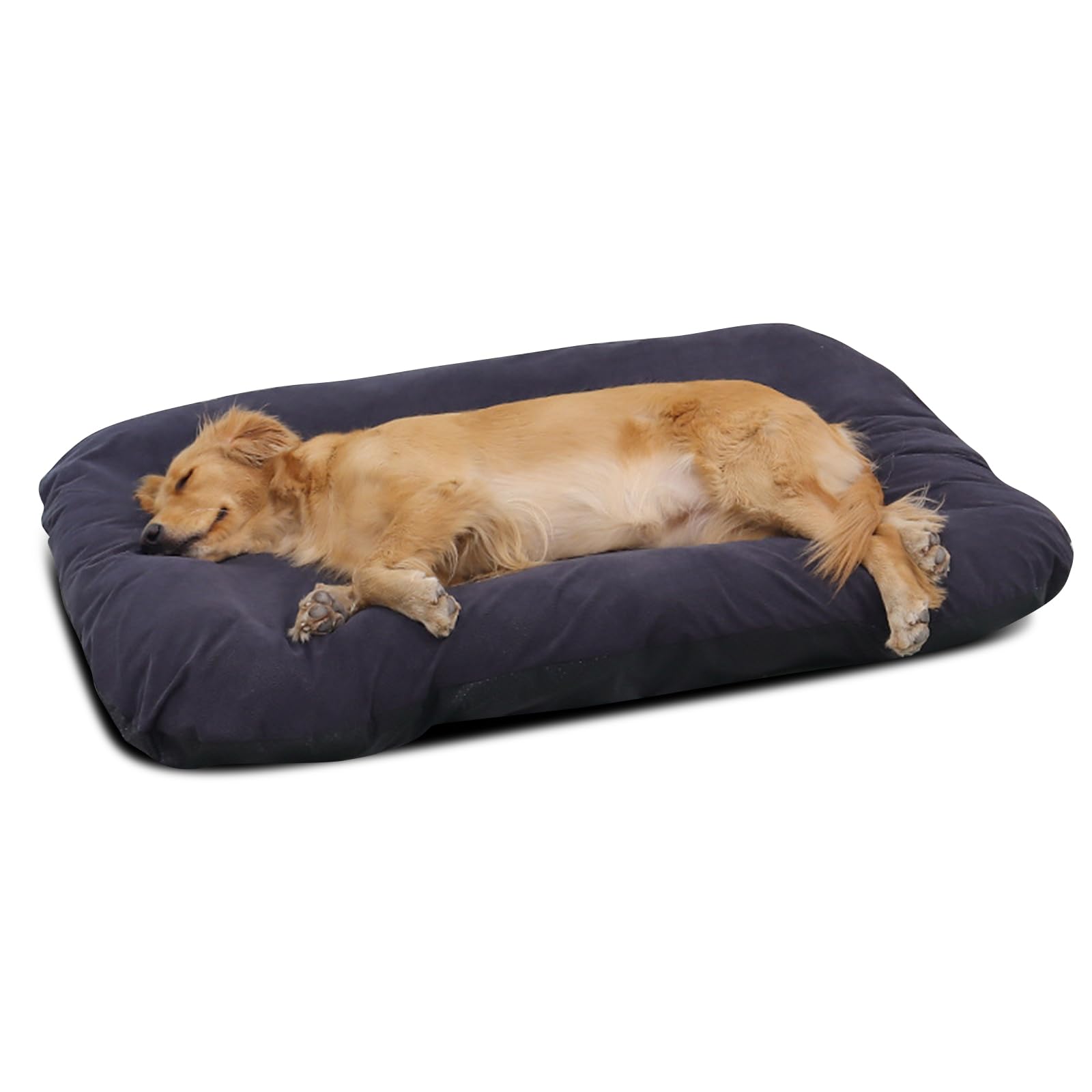 PETCUTE Cuscino per Cani Taglia Grande e Media, Cuccia Cane Interno con Base Antiscivolo,Morbido,Lettino per Cani,Lavabile Materasso per Cani con Coperchio Rimovibile,Tappetino per Cani e Gatti