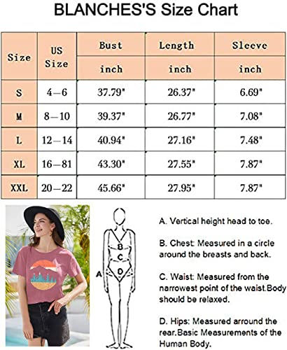 Adventure T-Shirt Women Mountain Hiking Workout T Shirt Casual Outdoor Athletic Short Sleeve Tee Tops Pink #TOP7