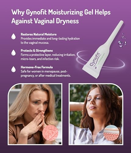 Image of Gynofit Moisturizing Vaginal Gel - Relief from Vaginal Dryness - improving Vaginal Flora for Ease & Comfort - Hygienic Applicator - Hormone & Fragrance Free Vagina Gel (6 Count)