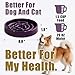 Ceramic Slow Feeder Dog Bowls with Anti-Slip, Slow Feeder & Non-Slip Design, Boredom and Anxiety Reducer, Suitable for All Breed Dogs and Cat (Ceramic-Purple)