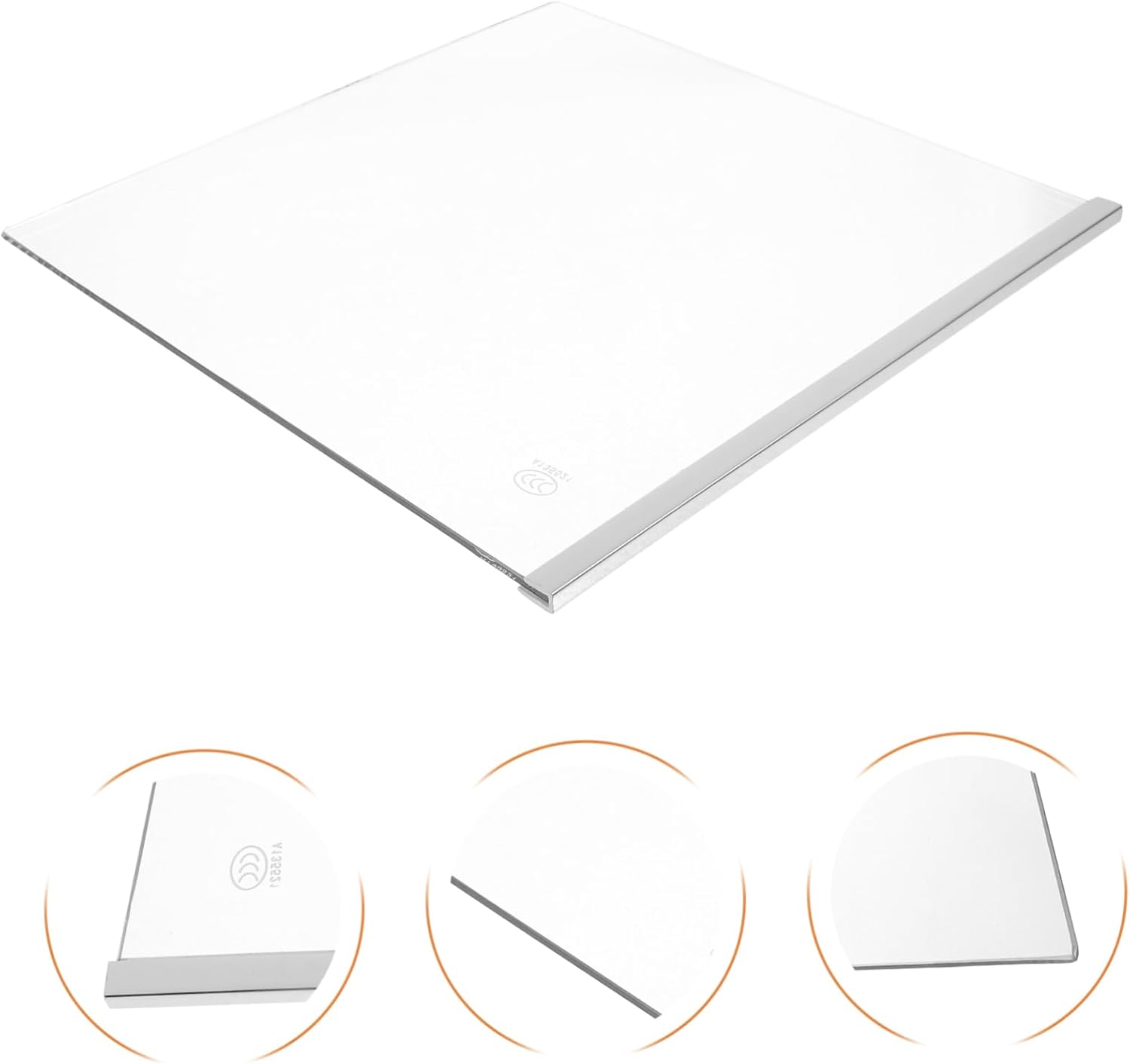 Fridge Shelf Divider Glass Partition for Refrigerator Storage Easy to Install Separator