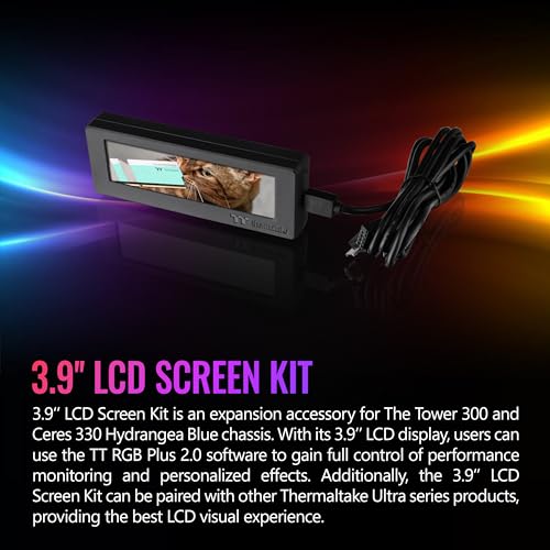Kit de Panel LCD Tower 300 para Monitorear Temperatura de Hardware PC 2