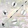 أداة NICOFPHY Weed Puller مع مقبض طويل - أداة إزالة الأعشاب اليدوية مقاس 60 بوصة ، 2 في 1 Hand Weed Rake و Garden Hoe for Gardening ، Heavy Duty Uprooting Weeding Pull for Yard، Lawn، Patio and Garden