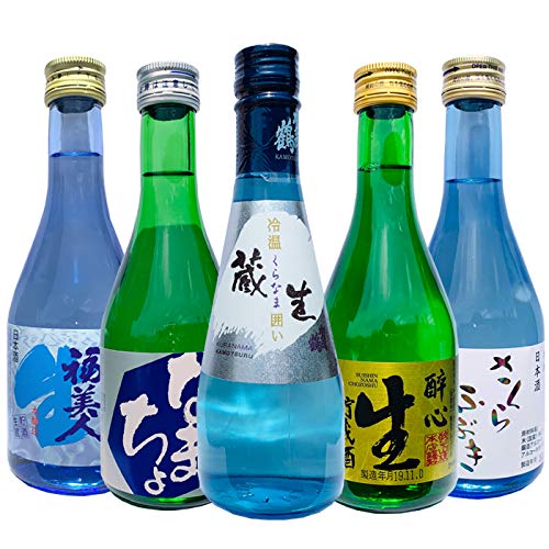 Amazon.co.jp: 飲み比べセット 広島の日本酒 生貯蔵酒 300ML×5本